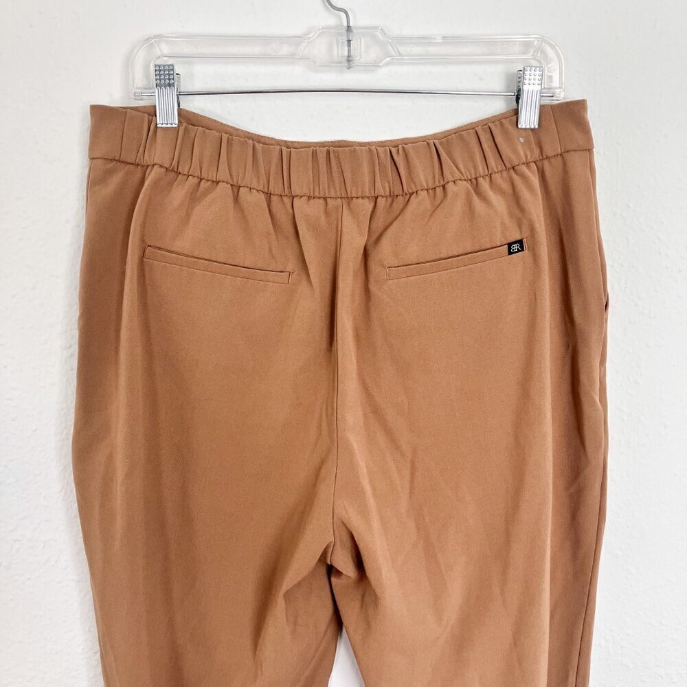 Banana Republic Camel Brown Straight Leg Ankle Slacks Size 12 - Picture 8 of 10